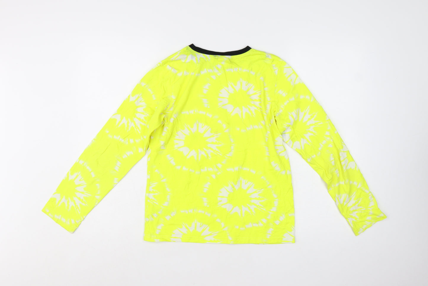 Next Minions Boys Yellow Long Sleeve T-Shirt 12 Years Tie Dye Cotton