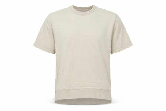 Topman Men’s Beige Short Sleeve Pullover Sweatshirt Size S