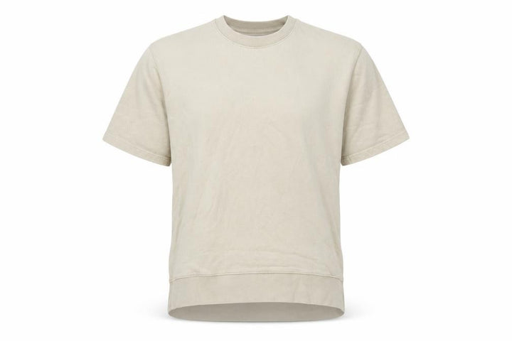 Topman Men’s Beige Short Sleeve Pullover Sweatshirt Size S