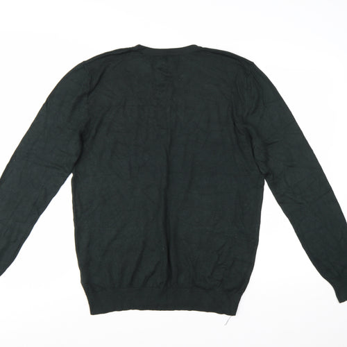 Debenhams Men's Black Medium Crew Neck Pullover Jumper