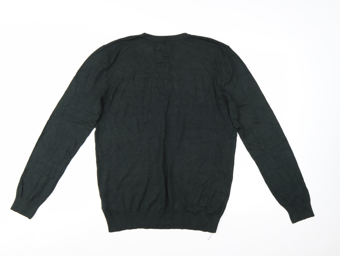 Debenhams Men's Black Medium Crew Neck Pullover Jumper