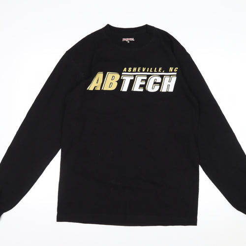 Jansport Men's Black AB Tech Long Sleeve Cotton Graphic Shirt Size M
