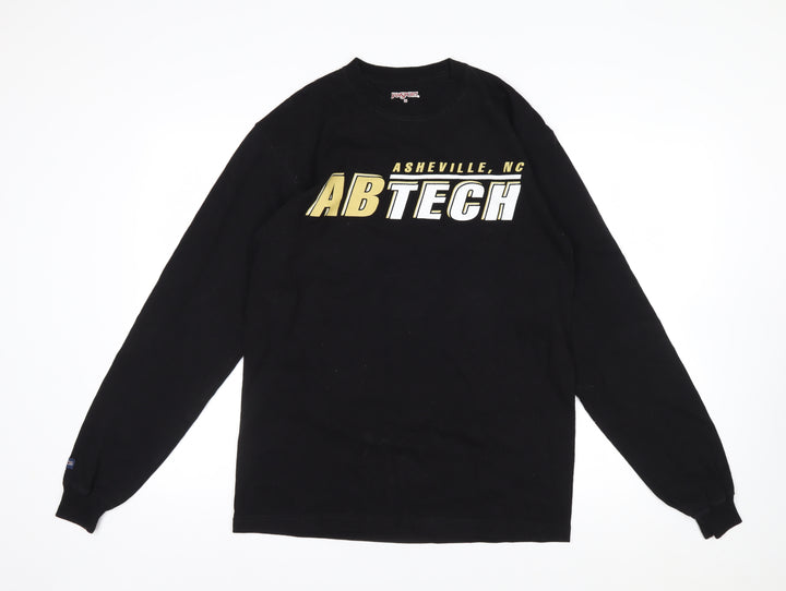 Jansport Men's Black AB Tech Long Sleeve Cotton Graphic Shirt Size M