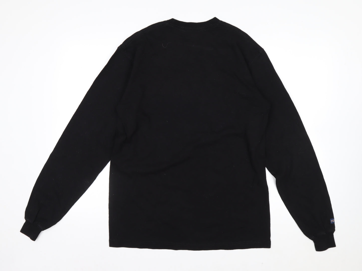 Jansport Men's Black AB Tech Long Sleeve Cotton Graphic Shirt Size M