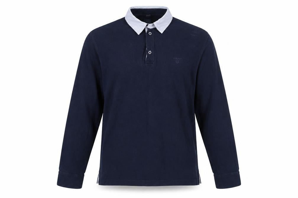 GANT Men's Blue Cotton Long Sleeve Collared Casual Shirt Size M