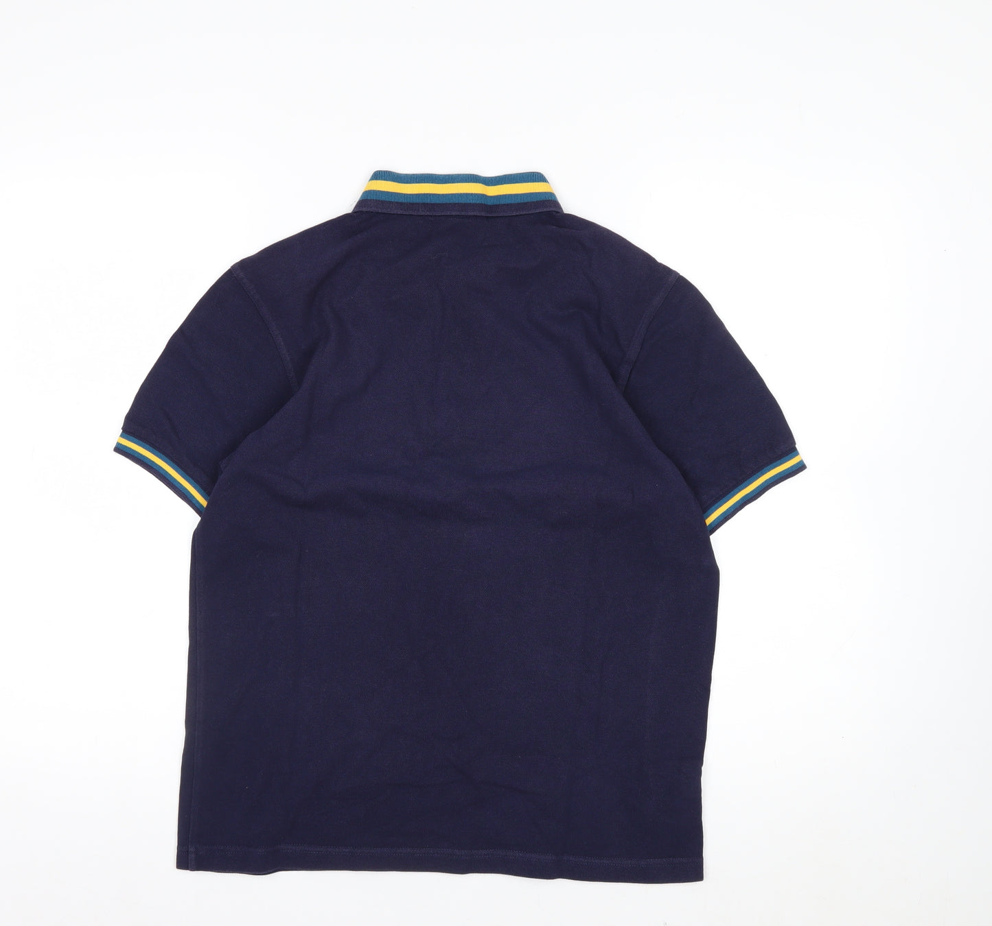 Fred Perry Men's Blue Cotton Polo Shirt Size S Classic Style