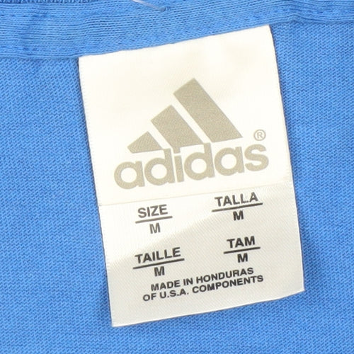 Adidas Men's Blue UCLA Football Long Sleeve Cotton T-Shirt M