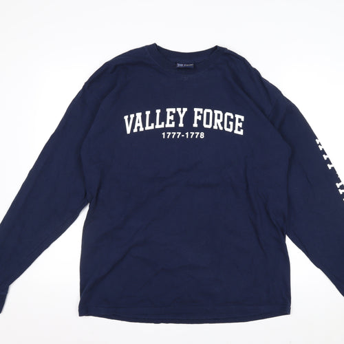 MV Sport Men's Blue Long Sleeve Valley Forge Top Size L