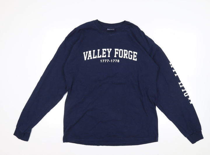 MV Sport Men's Blue Long Sleeve Valley Forge Top Size L