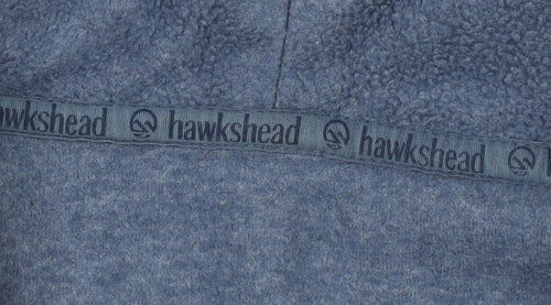Hawkshead Men's Blue 1/4 Zip Fleece Pullover Sweatshirt Size S