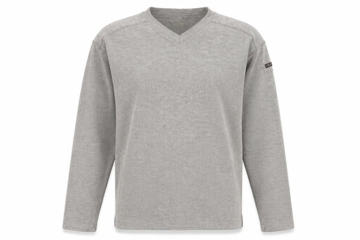 Ted Baker Men’s Grey V-Neck Long Sleeve Knit Top Size L