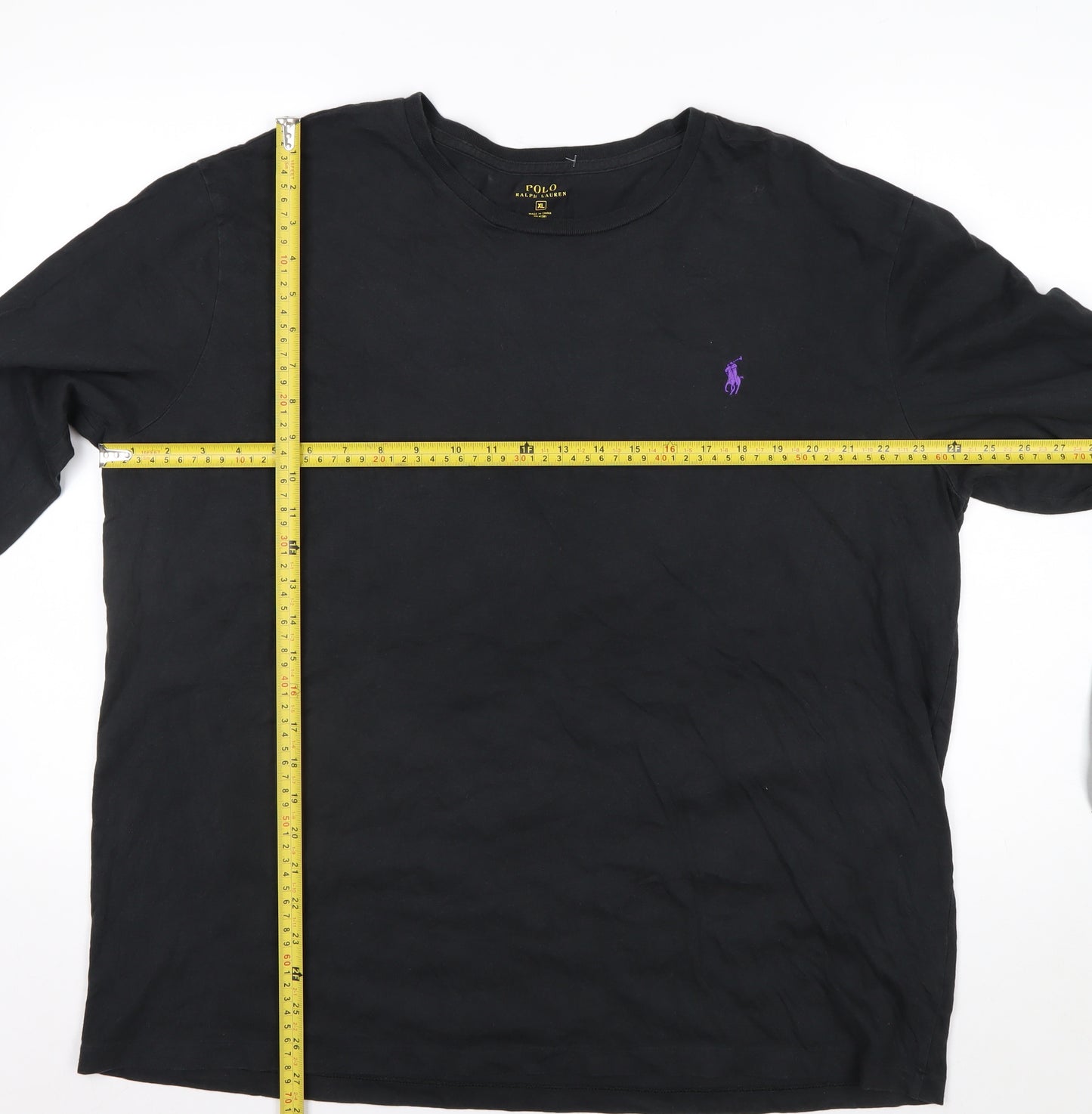 Ralph Lauren Men’s Black Long Sleeve Cotton Shirt XL