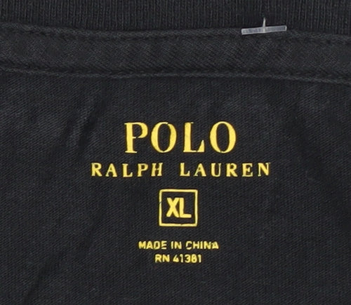 Ralph Lauren Men’s Black Long Sleeve Cotton Shirt XL