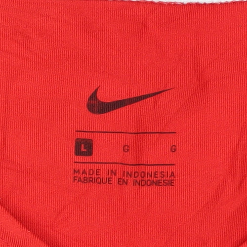 Nike Women's Red Long Sleeve Volleyball Jersey Top Size L