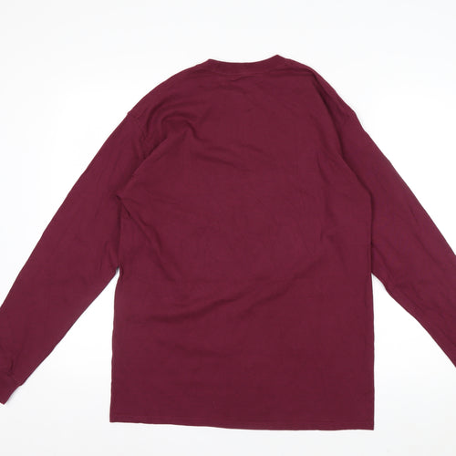 Blue 84 Men’s Red Long Sleeve Virginia Tech Cotton Graphic Top Size M