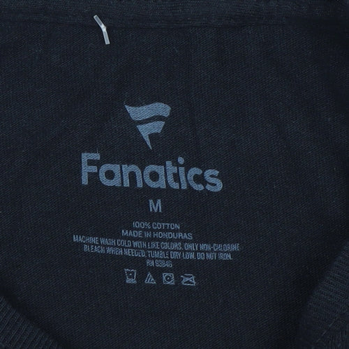 Fanatics Men’s Black Maryland Long Sleeve Cotton Graphic Top M