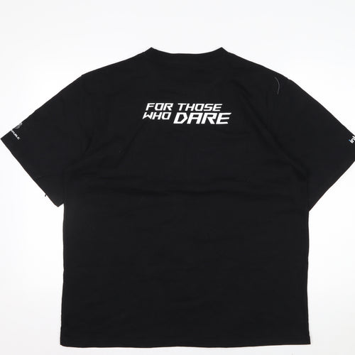 Republic of Gamers Men's Black XL Graphic Cotton T-Shirt