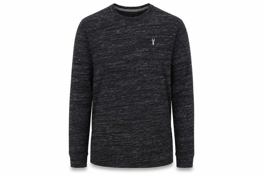 Front view of Next Men’s Grey Long Sleeve Crew Neck Cotton Blend Top, size S