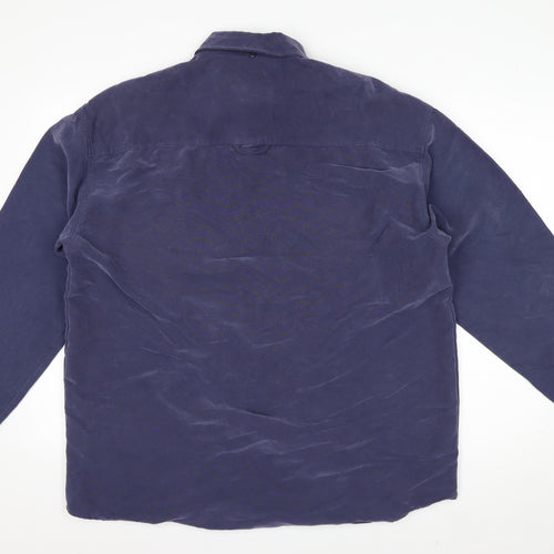 Thomas Browne Men's Blue Long Sleeve Button-Up Shirt Size L
