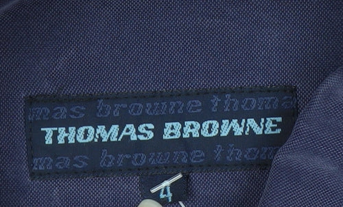 Thomas Browne Men's Blue Long Sleeve Button-Up Shirt Size L