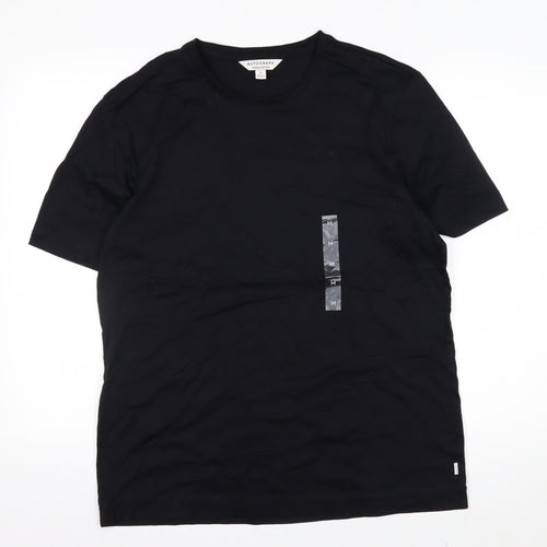 Marks and Spencer Autograph Men's Black Supima Cotton Crew Neck T-Shirt M