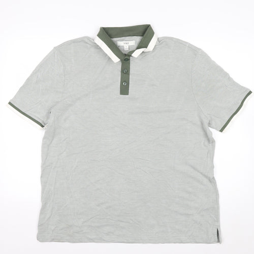 Marks and Spencer Men’s Grey XL Modal Blend Polo Shirt