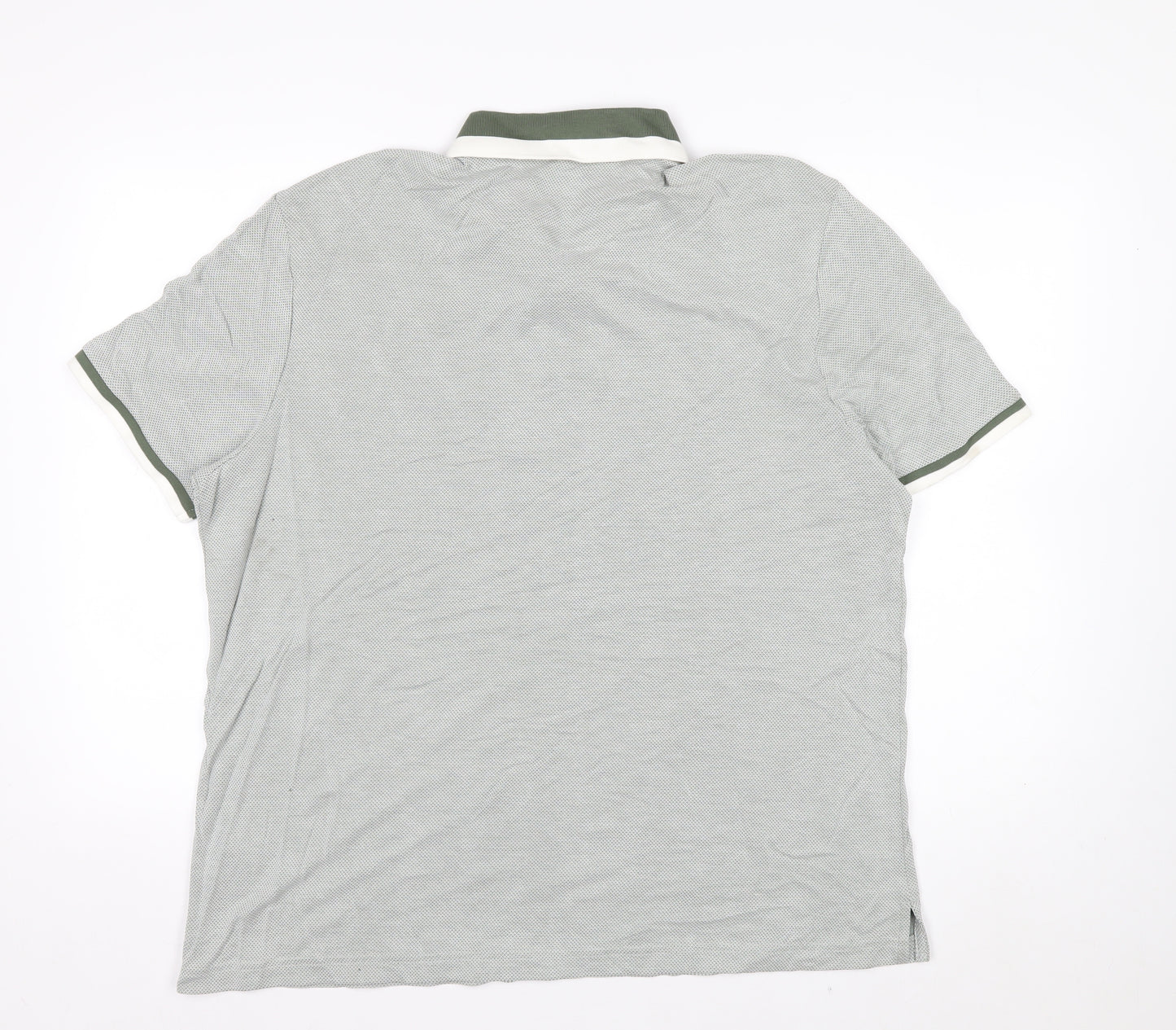 Marks and Spencer Men’s Grey XL Modal Blend Polo Shirt