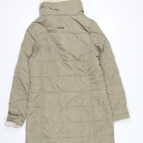Regatta Women's Beige Puffer Jacket Size 12 Lined Winter Coat
