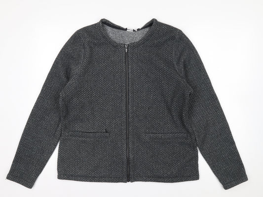 Rohan Womens Grey Finnic Full Zip Fleece Jacket Size L
