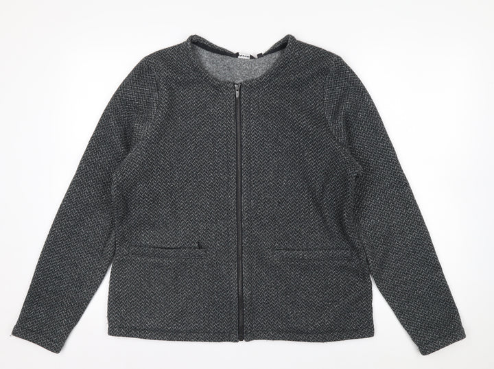 Rohan Womens Grey Finnic Full Zip Fleece Jacket Size L