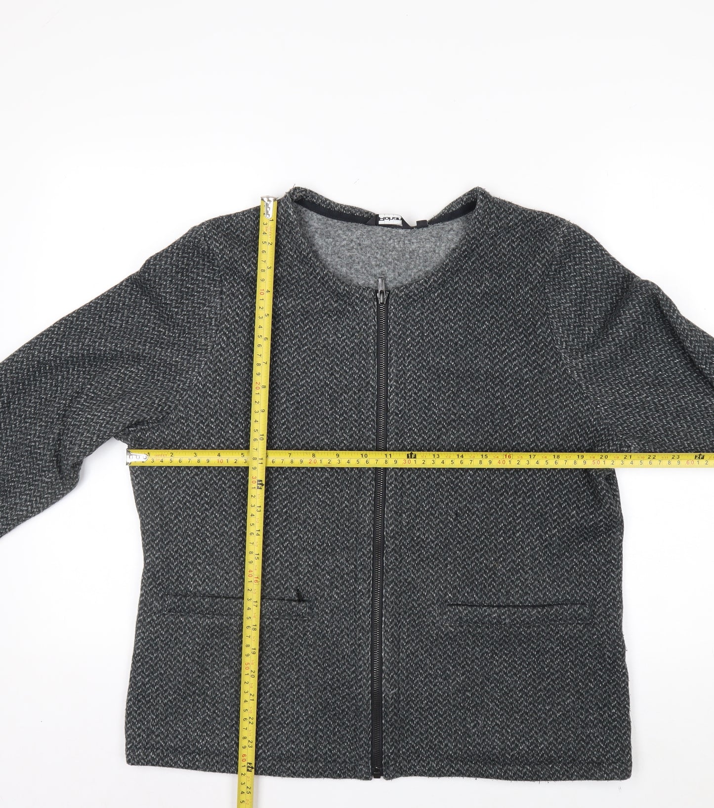 Rohan Womens Grey Finnic Full Zip Fleece Jacket Size L