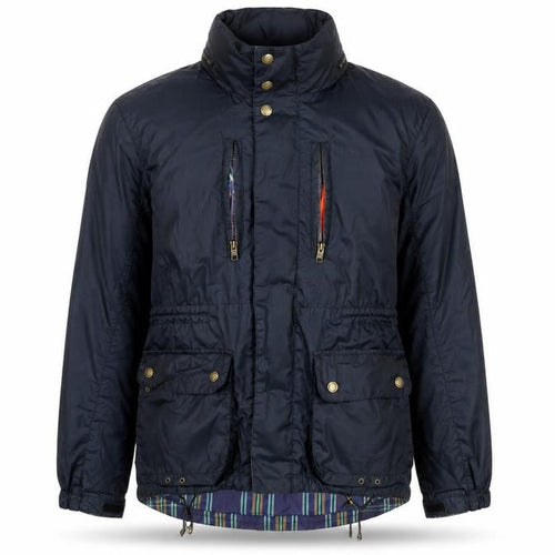 Boden Men's Black Parka Jacket L Water Resistant Cotton Outdoor
