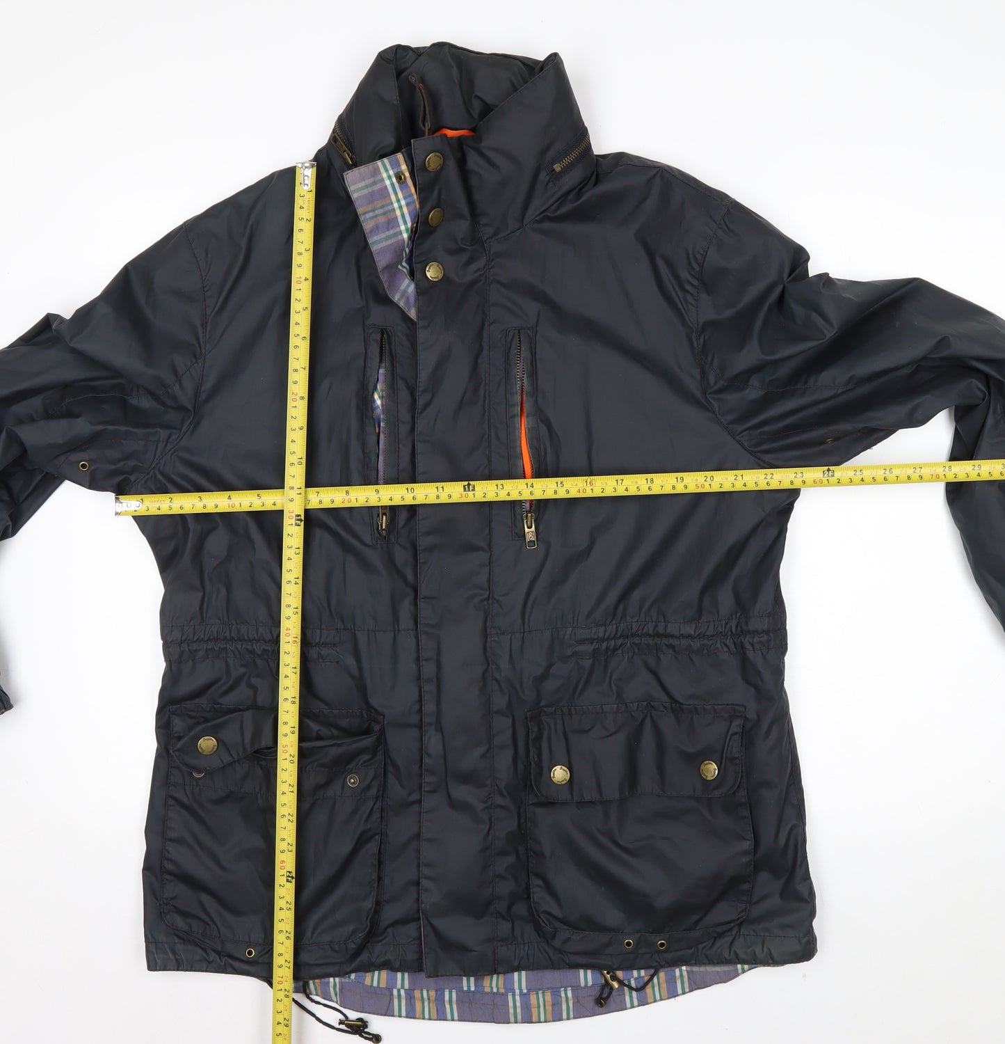 Boden Men's Black Parka Jacket L Water Resistant Cotton Outdoor