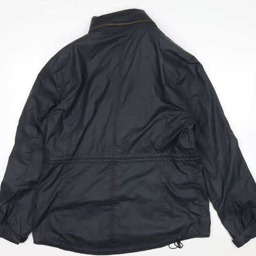 Boden Men's Black Parka Jacket L Water Resistant Cotton Outdoor