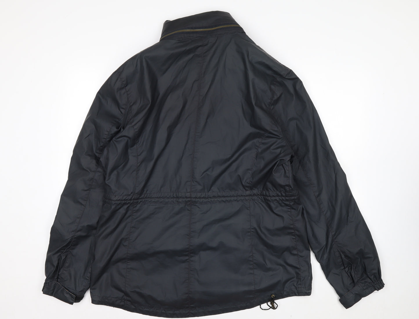 Boden Men's Black Parka Jacket L Water Resistant Cotton Outdoor