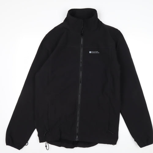 Mountain Warehouse Men's Black Softshell Jacket M Windproof Waterproof