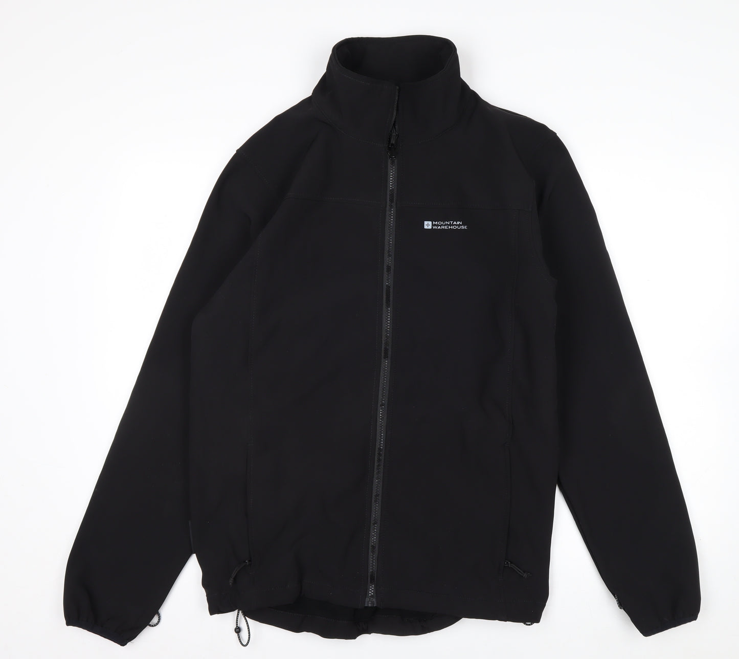 Mountain Warehouse Men's Black Softshell Jacket M Windproof Waterproof