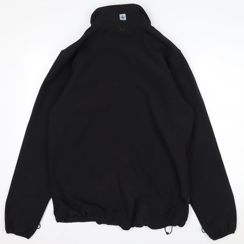 Mountain Warehouse Men's Black Softshell Jacket M Windproof Waterproof