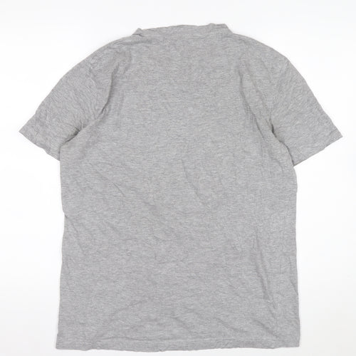Original Penguin Men's Grey L Graphic Penguin Print Cotton T-Shirt