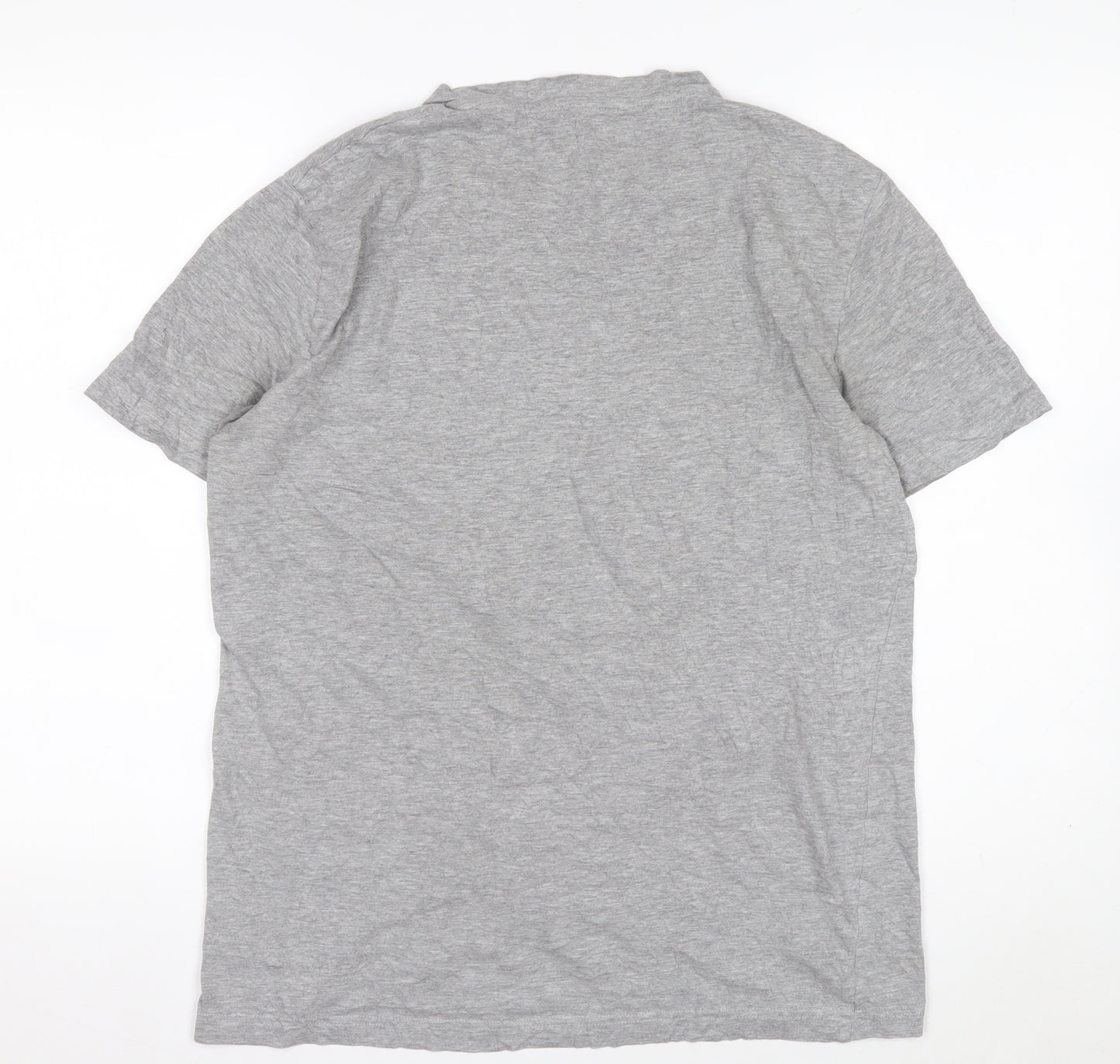 Original Penguin Men's Grey L Graphic Penguin Print Cotton T-Shirt