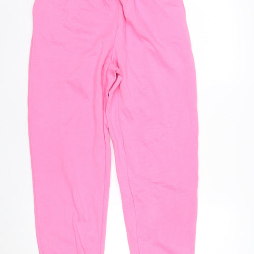 New Look Womens Pink Jogger Sweatpants Size 12 Cotton Blend