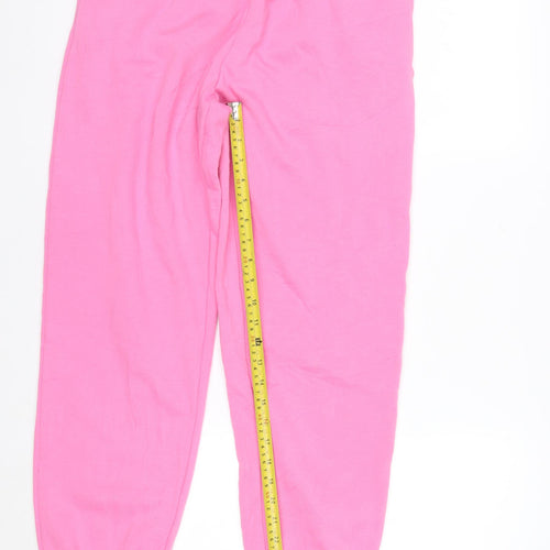 New Look Womens Pink Jogger Sweatpants Size 12 Cotton Blend