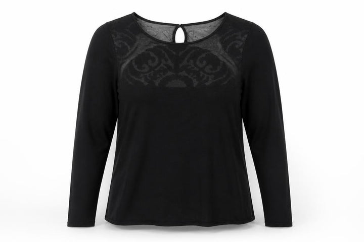Monsoon Women’s Black Knit Pullover Jumper Size 12