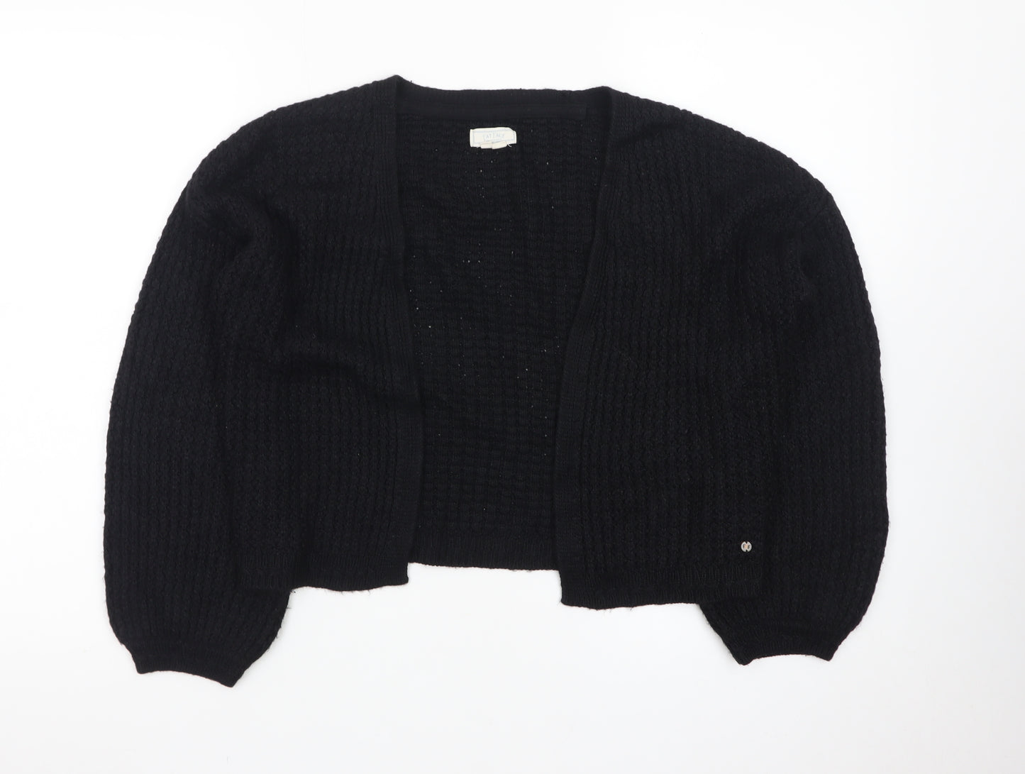 Fat Face Women's Black Chunky Knit Cardigan UK 6