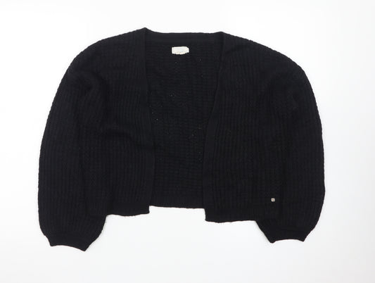 Fat Face Women's Black Chunky Knit Cardigan UK 6