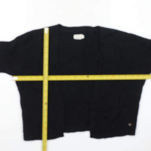 Fat Face Women's Black Chunky Knit Cardigan UK 6