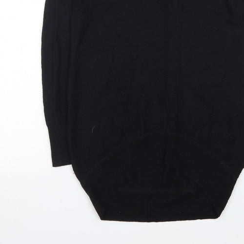 Karen Millen Women's Black XS V-Neck Knit Pullover Jumper