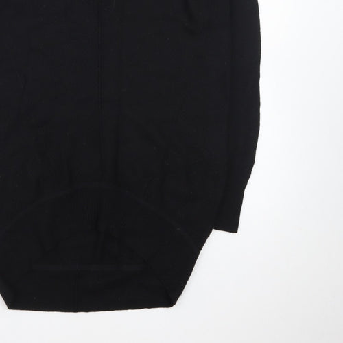Karen Millen Women's Black XS V-Neck Knit Pullover Jumper