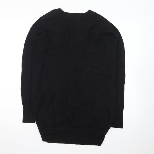 Karen Millen Women's Black XS V-Neck Knit Pullover Jumper