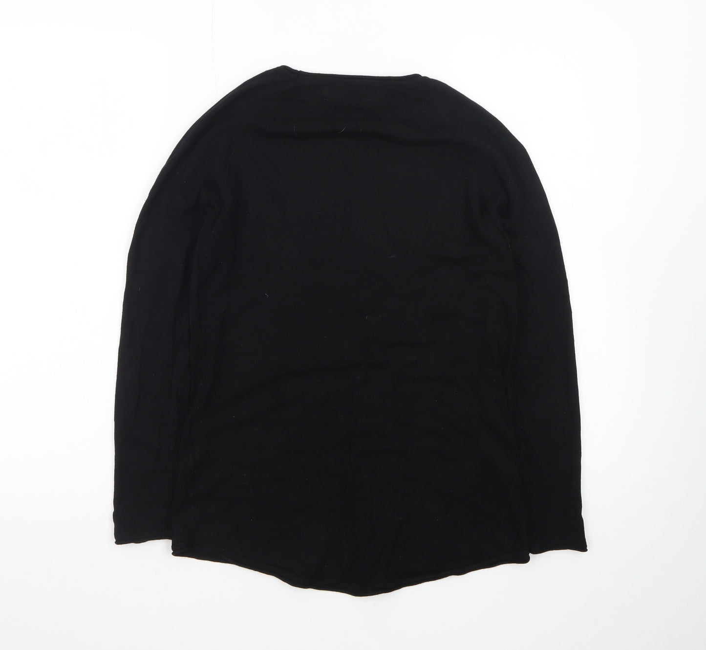 Vero Moda Womens Black XS Crew Neck Long Sleeve Knit Jumper